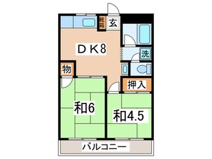 平野商事マンションの物件間取画像